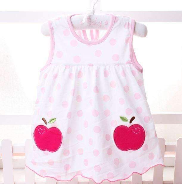 Baby Dresses Top Quality 2017 Princess 0-2years Girls Dress Cotton Clothing Dress Summer Girls Clothes Low Price-17-3M-JadeMoghul Inc.