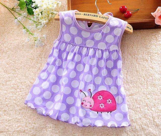 Baby Dresses Top Quality 2017 Princess 0-2years Girls Dress Cotton Clothing Dress Summer Girls Clothes Low Price-22-3M-JadeMoghul Inc.