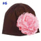 Baby Flower Hat Newborn Girl Cotton Beanie Cap Peony Flower Infant Spring Hat Children Accessories Retail SW057-Color 6-M-JadeMoghul Inc.