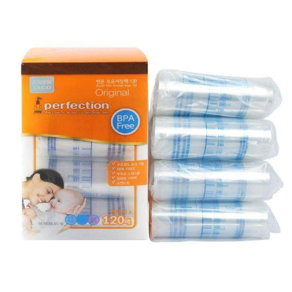 Baby Food Storage Breast Milk Storage Bags To Store Milk Bag 200ml 120 Piece 30 piece PBA free safe de leite almacenaje leche-120 pcs pack Red-JadeMoghul Inc.