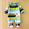 Baby Girl/ Boys Full Sleeves Printed Bodysuits-Brown-12M-JadeMoghul Inc.