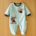 Baby Girl/ Boys Full Sleeves Printed Bodysuits-Sky Blue-12M-JadeMoghul Inc.