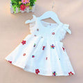 Baby Girl Dress 0-2Y Newborn Baby Summer Embroidery Flower Strawberry Cotton Dress Infant Baby 1Year Birthday Dress Baby Clothes-flower-3M-JadeMoghul Inc.