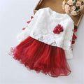 Baby Girl Dress 2017 New Princess Infant Party Dresses for Girls Autumn Kids tutu Dress Baby Clothing Toddler Girl Clothes-Red-6M-JadeMoghul Inc.