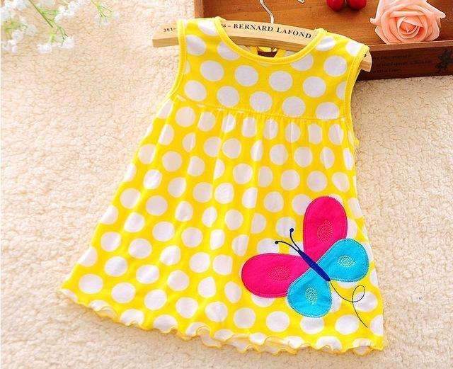 Baby girl Dress 2017 summer girls dresses style infantile Dress hot sale baby girl clothes Summer flower style dress low price-5-3M-JadeMoghul Inc.