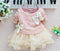 Baby Girl dress Long Sleeve Bow Infants Newborn Baby Clothes Pink Princess Tutu Dress-Pink-4-6 months-JadeMoghul Inc.