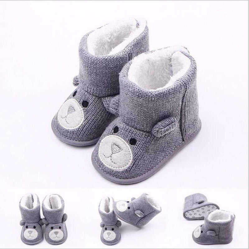 Baby Girls / Boys Cute Animal Winter Booties-A-0-6 Months-JadeMoghul Inc.