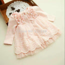 Baby Girls' Floral Cotton Dress-Pink-3M-JadeMoghul Inc.