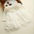Baby Girls' Floral Cotton Dress-White-3M-JadeMoghul Inc.