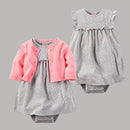 Baby Girls' Frilly Floral Dress-huidian-6M-JadeMoghul Inc.