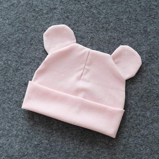 Baby Hat With Ears Cotton Warm Newborn Accessories Baby Girl Boy Autumn Winter Hat For Kids Infant Toddler Beanie Cap Girls Hat AExp