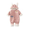 Baby Infant Winter Cotton Plush Snowsuit Zipper Design Newborn Baby Girl Boys Clothes Snowsuit For Boys Winter Coats-Pink-6M-JadeMoghul Inc.