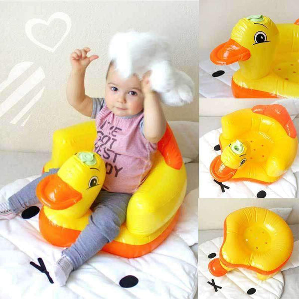 Baby Inflatable Feeding Bath Chair Children's Folding Seat Sofa Infant Armchair Playing Bath Chair High Chair Stool Puff Sofa--JadeMoghul Inc.