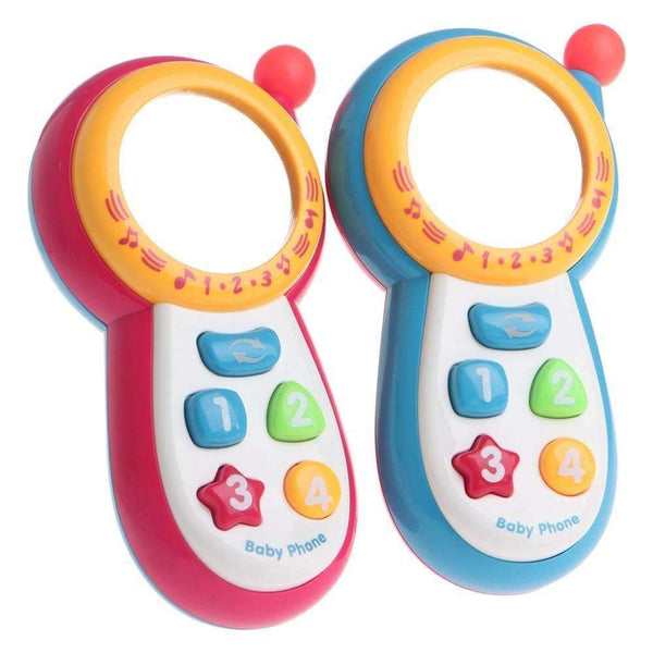 Baby Kids Learning Study Musical Sound Cell Phone Educational Mobile Toy Phone--JadeMoghul Inc.