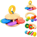 Baby Kids Wooden Bell Rattle Toy Baby Handbell Musical Educational Instrument Rattles For Toddlers Babies Juguetes-1-JadeMoghul Inc.