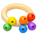 Baby Kids Wooden Bell Rattle Toy Baby Handbell Musical Educational Instrument Rattles For Toddlers Babies Juguetes-2-JadeMoghul Inc.
