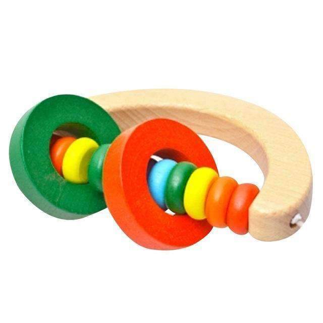 Baby Kids Wooden Bell Rattle Toy Baby Handbell Musical Educational Instrument Rattles For Toddlers Babies Juguetes-4-JadeMoghul Inc.