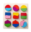 Baby Kids Wooden Board Puzzle Learning Educational Toy Geometry Puzzles Montessori Toys Wooden Puzzle Toys-Grey-JadeMoghul Inc.