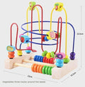Baby Learning Early Education Wooden Maze Multi-function Box Round Bead Maze Roller Coaster Toys For Kids Children Gifts ZS012-vegetables-China-JadeMoghul Inc.