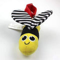 Baby Plush Toys Cute Animal Bee Wind Bell Stroller Bed Hanging Early Educational Toys Rattles-Yellow-JadeMoghul Inc.