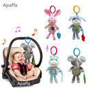 Baby Rattles Stroller Hanging Soft Toy mobile Bed Cute Animal Doll Elephant Rabbit Dog Baby Crib Hanging Bell Toys for 0-12month AExp