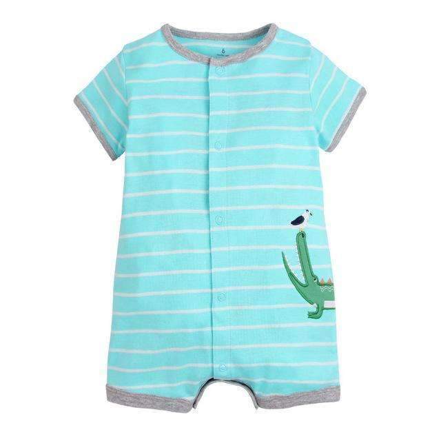 Baby Romper New Fashion Cartoon Short Sleeve Baby Girl Boy Clothes Summer Baby Costume 100% Cotton Newborn Infant Jumpsuits 6-24-A-9M-JadeMoghul Inc.