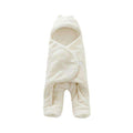 Baby Sleeping Bag 68*80cm Coral Fleece baby swaddle blanket Winter Footmuff Saco Bebe Cochecito Dormir Sac De Couchage Enfant-Ivory-JadeMoghul Inc.