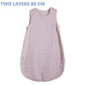Baby Sleeping Bag SleepSack Muslin Blanket Thin Soft Vest Type Cotton Gauze Newborn Baby Tracksuit Sleepwear 83CM&90CM-Plaid-JadeMoghul Inc.