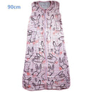 Baby Sleeping Bag SleepSack Muslin Blanket Thin Soft Vest Type Cotton Gauze Newborn Baby Tracksuit Sleepwear 83CM&90CM-Red Star M-JadeMoghul Inc.