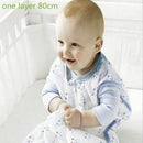 Baby Sleeping Bag SleepSack Muslin Blanket Thin Soft Vest Type Cotton Gauze Newborn Baby Tracksuit Sleepwear 83CM&90CM-Red Star M-JadeMoghul Inc.