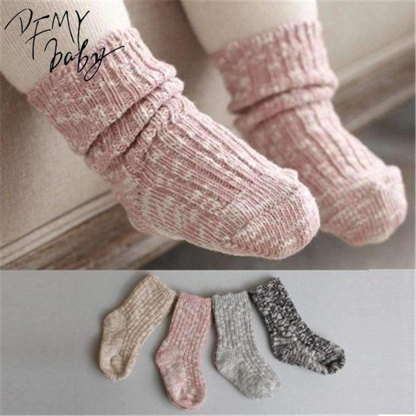 Baby Socks New Lovely Soft Newborn Toddler Infant Kids Girls Boys Non Slip Socks 0~24 Months Fashion-Beige socks-12M-JadeMoghul Inc.