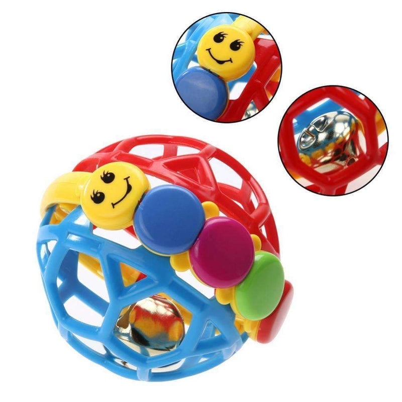 Baby Toy Fun Little Loud Bell Ball Baby Ball Toy Rattles Develop Baby Intelligence Baby Activity Grasping Toy Hand Bell Rattle--JadeMoghul Inc.