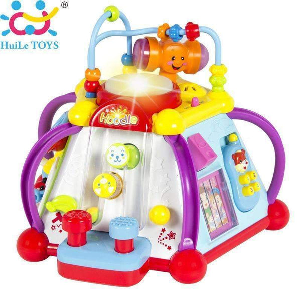 Baby Toys Happy Small World Puzzle Brinquedos para Bebe Early Development Toys Multifunctional Game Toys for Children Xmas Gifts--JadeMoghul Inc.