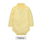Baby Turtle Neck Soft Cotton Solid Color Bodysuit-Yellow-6M-JadeMoghul Inc.