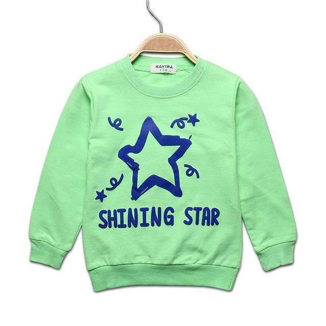 Baby's "Shining Star" Hoodie-Green-9M-JadeMoghul Inc.