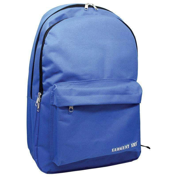 BACKPACK BLUE W/ 2 LARGE ZIPPER-Arts & Crafts-JadeMoghul Inc.