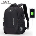 Backpack for Laptop 15 & 16 Inch Notebook / Computer Bags-black USB-China-15inches-JadeMoghul Inc.