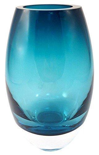 Badash Vases Flower Vase - Peacock Blue Radiant Vase 9" Badash