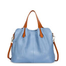 Bag female Women's 100% genuine leather bags handbags crossbody bags for women shoulder bags genuine leather bolsa feminina Tote-blue-JadeMoghul Inc.