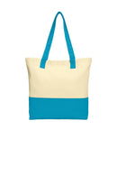 Bags Port Authority Colorblock Cotton Tote. BG414 Port Authority