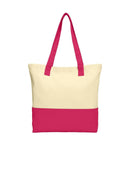 Bags Port Authority Colorblock Cotton Tote. BG414 Port Authority