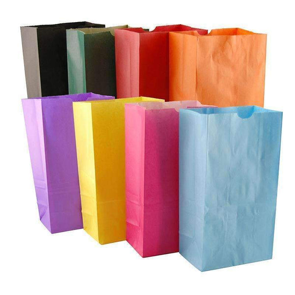 BAGS SZ 6 GUSSETED ASSORTED COLORS-Arts & Crafts-JadeMoghul Inc.