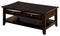 Baldwin Coffee Table Contemporary Style, Expresso Brown Finish-Coffee Tables-Espresso-Wood-JadeMoghul Inc.