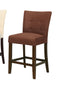 Baldwin Counter Height Chair - Set Of 2, Brown-Armchairs and Accent Chairs-Brown-Mfb Wood-JadeMoghul Inc.