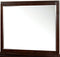 Balfour Transitional Style Mirror , Brown Cherry-Makeup Mirrors-Brown Cherry-Solid Wood Wood Veneer & Others-JadeMoghul Inc.