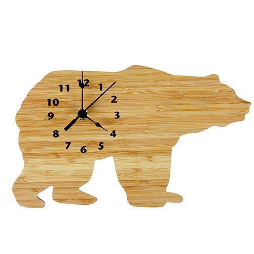 Bamboo Bear Wall Clock-BAMBOO-JadeMoghul Inc.