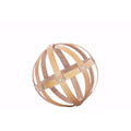 Bamboo Orb Dyson Sphere Design - Medium - Brown - Benzara-Decorative Accessories-Light Brown-Bamboo-JadeMoghul Inc.