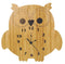 Bamboo Owl Wall Clock-BAMBOO-JadeMoghul Inc.