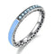 BAMOER 100% 925 Sterling Silver Radiant Hearts, Light Pink Enamel & Clear CZ Finger Ring Women Wedding Jewelry PA7603-6-PA7620-JadeMoghul Inc.