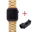 Band For Apple Watch6 5 4 3 2 1 42mm 38mm 40MM 44MM Metal Stainless Steel Watchband Bracelet Strap for iWatch Series accessories JadeMoghul Inc. 
